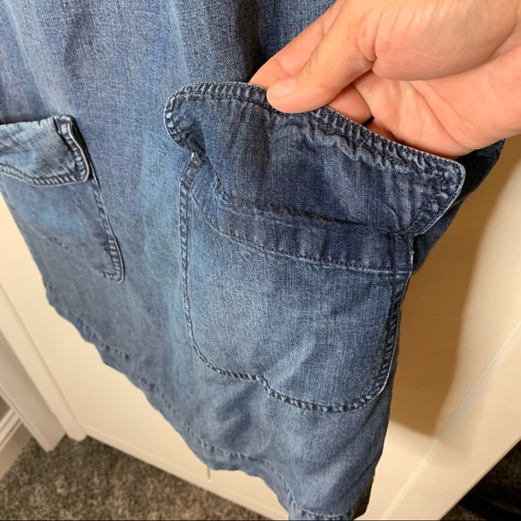 Women’s Fossil Double Pocket Denim Tank Dress - Picture 8 of 16